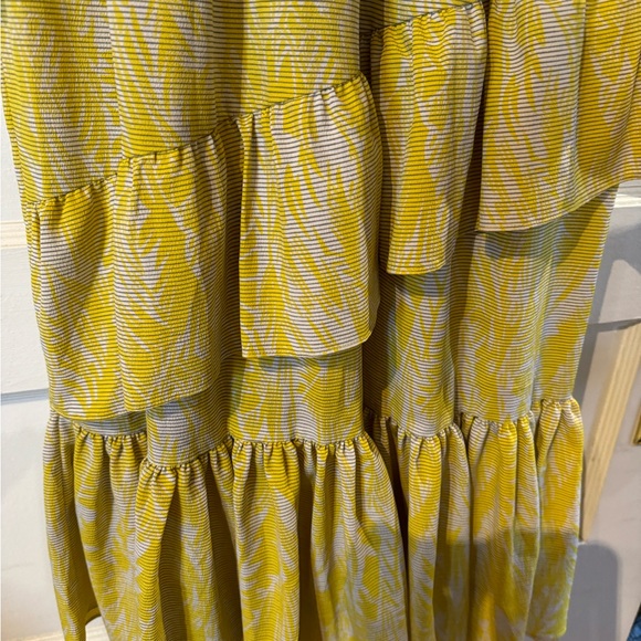 AWARE BY VERO MODA YELLOW MODEST DRESS - Picture 3 of 5